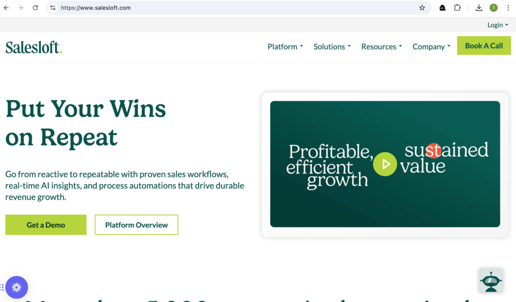 Salesloft Revenue Orchestration Platform Review 2025"
