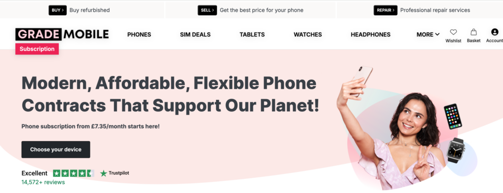 Image: Grade Mobile logo Alt Text: "Grade Mobile logo for refurbished tech" Title: "Grade Mobile Logo - Sustainable Electronics" Caption: "Grade Mobile’s logo reflects its eco-tech mission." Description: "Boost SERPs with Grade Mobile’s logo, symbolising refurbished phones and sustainable tech—ideal for eco-friendly device searches."