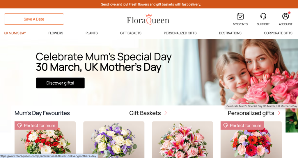 Alt Text: “Stunning FloraQueen floral arrangement” Title: “FloraQueen’s Signature Bouquet” Caption: “Discover FloraQueen’s exquisite floral designs” Description: “FloraQueen delivers beautiful arrangements worldwide for all occasions.”