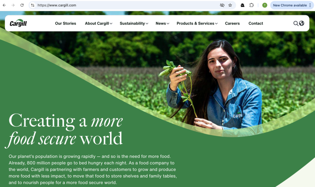 Image: Cargill logo Alt Text: Cargill logo for agriculture and food processing blog Title: Cargill Logo Caption: Cargill logo representing global agriculture leadership Description: The Cargill logo symbolises innovation in agriculture and food processing, featured in Blueringed Consultants’ blog on lead generation and order-to-cash efficiency.