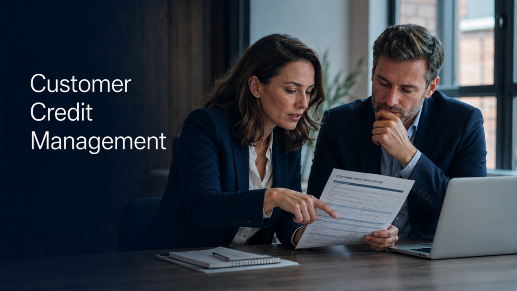 Reviewing a customer credit application